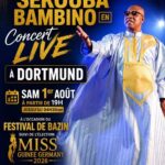 Dortmund accueille Sekouba Bambino pour un concert exceptionnel à l’occasion du Festival de Bazin